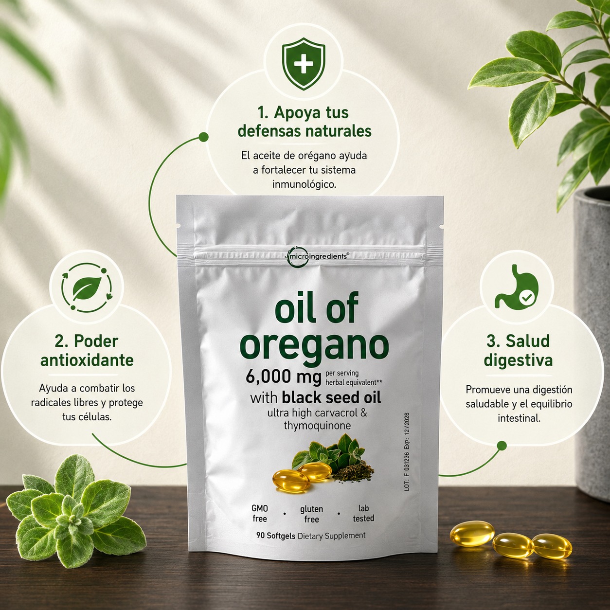 Oil Of Oregano: Fortalece tus defensas naturalmente
